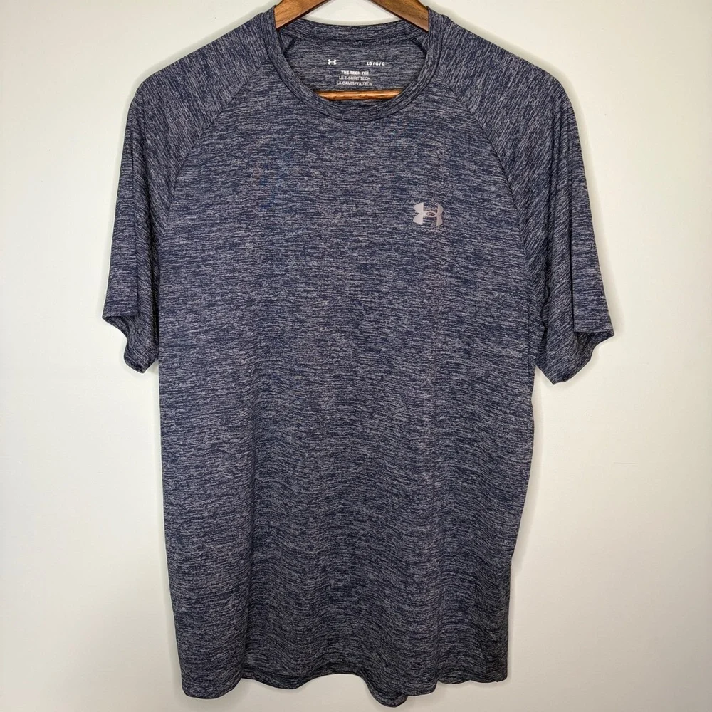 UA Men’s Heathered Navy Short Sleeve Performance Tee